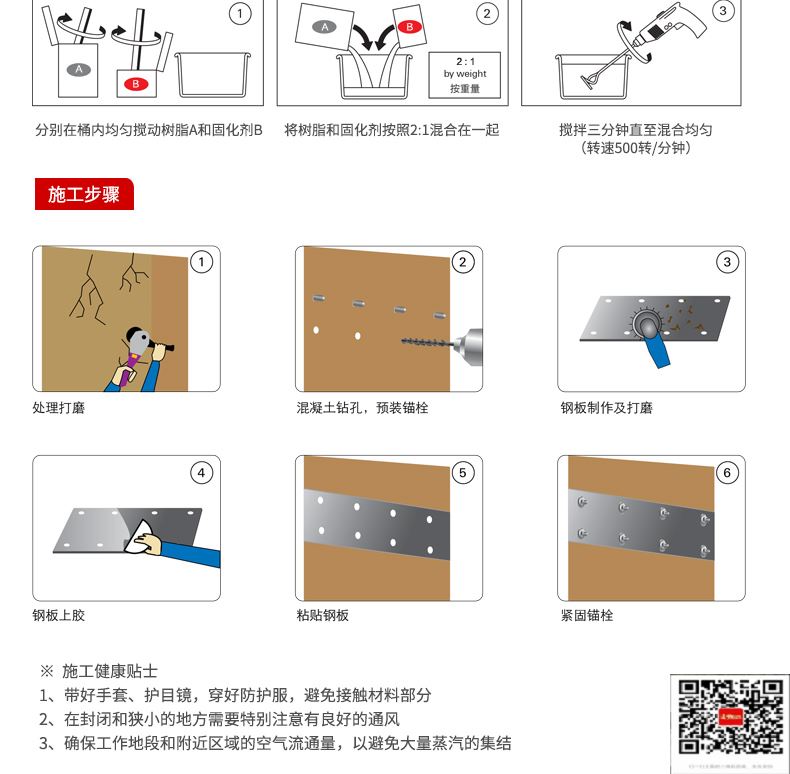 包钢郏县粘钢加固施工过程